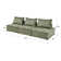 Thedford 3-Piece Velvet Tufted Modular Sofa with Pillow Back