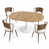 Noyer foncé / beige