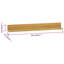 Iowa Park 2 Piece Teak Solid Wood Floating Shelf-654119145