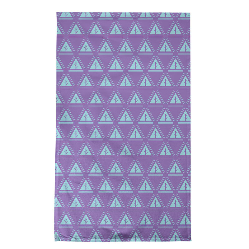 Theo Nath Tea Towel Kitchen Towel, Purple/Teal Blue, Cotton Twill