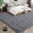 Shag Area Rugs 8x10 ft, Light Grey Fluffy Rug for Living Room, Non-Slip Shag Carpet for Bedroom Nursery Kids Play Room Dorm Office-983137521