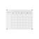 Thomas Martha Stewart Acrylic Wall Calendar with Notes with Dry Erase Marker and Mounting Hardware