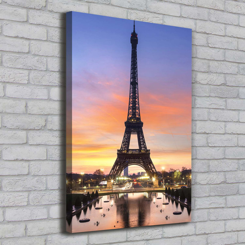 Eiffel Tower Paris - Wrapped Canvas Print