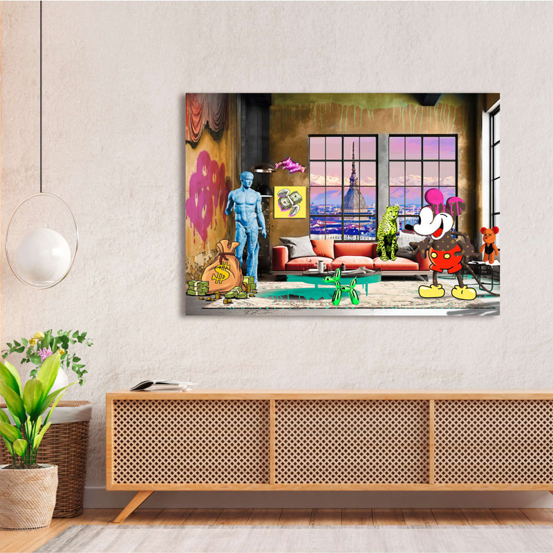 Wrapped Canvas Print: Gerard Madau, Surrealofts: Turin, 60cm H x 80cm W