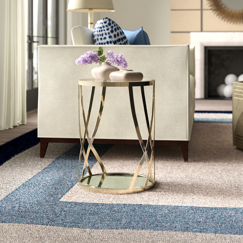 Adela Glass End Table