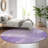Premium Machine Washable Prisco Purple Rug-980215656