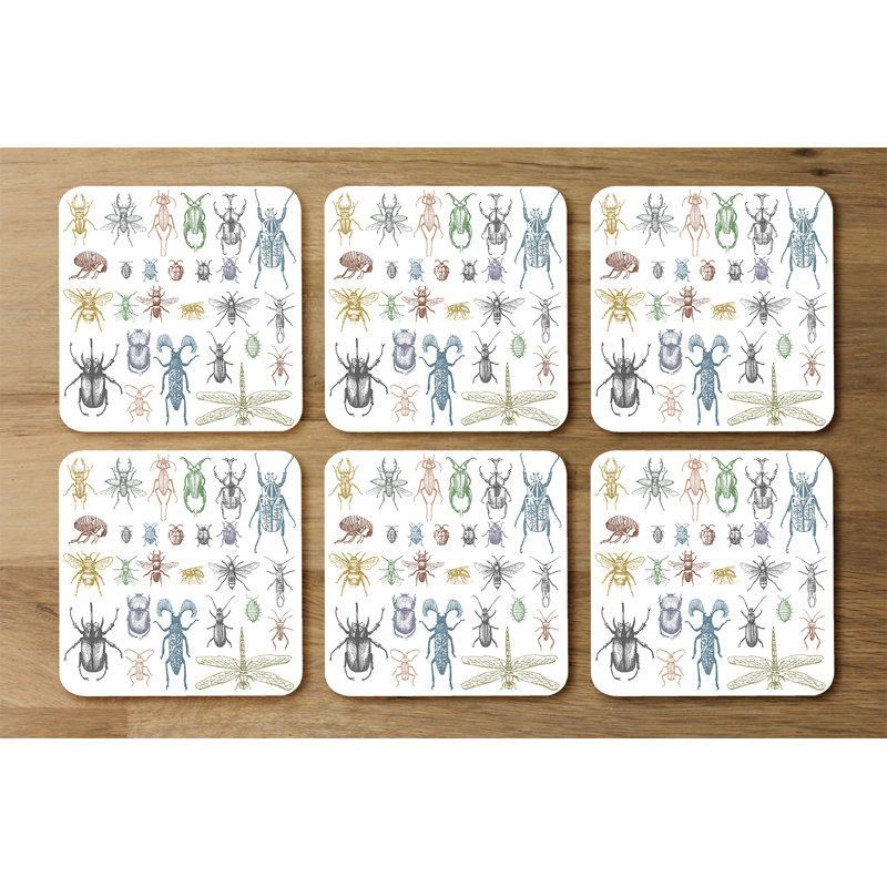 Dubhgal Square 6 Piece Coaster Set