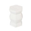 Tabouret de bar 13 po x 16,75 po en céramique émaillée - Table d'appoint intérieure / extérieure - Tabouret de jardin décoratif