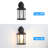 2 Pack 12.2" Outdoor Porch Wall Lights, Exterior Lantern Wall Sconce Light, Wall Mounted Waterproof Lamp for Patio Doorway Yard Garden