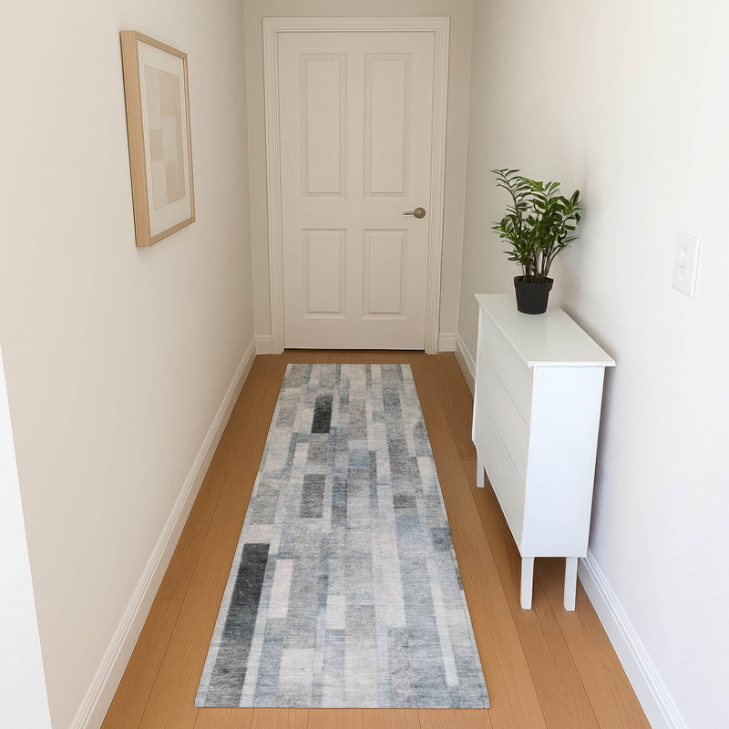 Premium Machine Washable Marasco AMF1630 Stripes Rug, Runner 2'3" x 7'6"