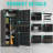 15-20 Gun Safe, Large Gun Safe for Pistols, Unassembled Safe with Adjustable Shelf & Gun Rack, Gun Safe for Home and Shotgun, Quick Access Gun Cabinet with Mute Function & Dual Alarm-113336364