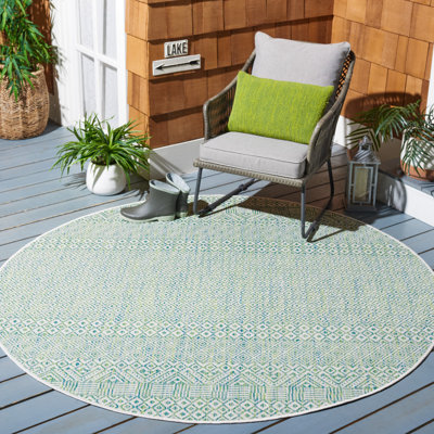Tapis intérieur / extérieur vert Elio