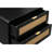 Cianciulli 2 - Drawer Nightstand in Black/Natural/Brass