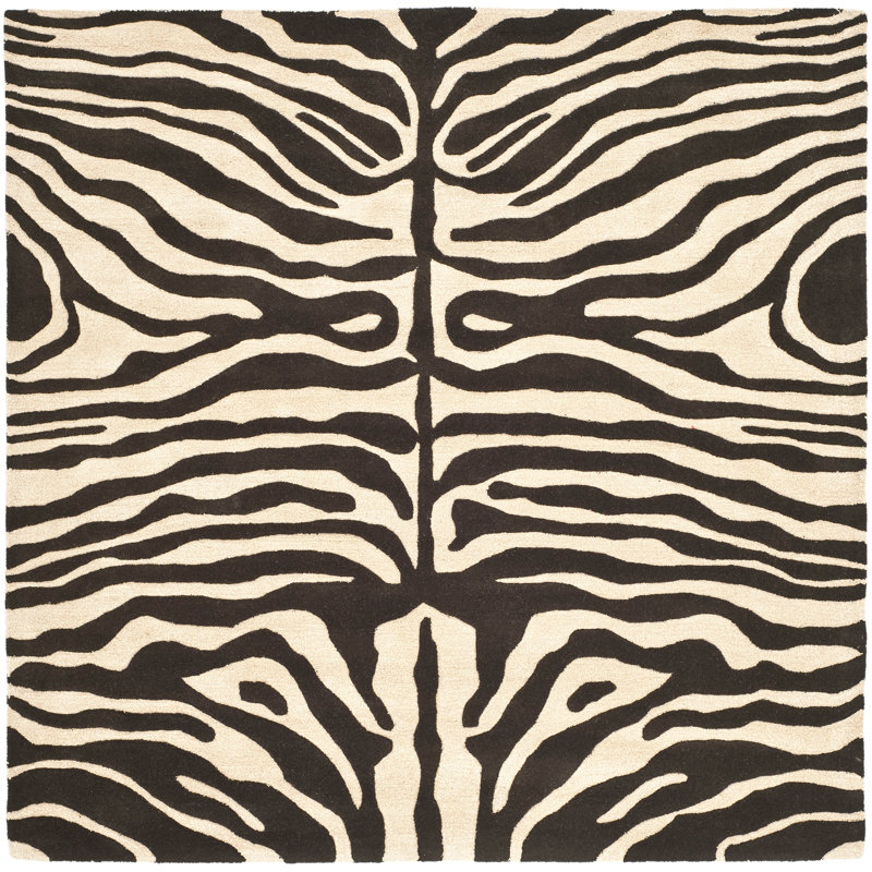 Christoper Hand Tufted Wool Rug, Square 6'