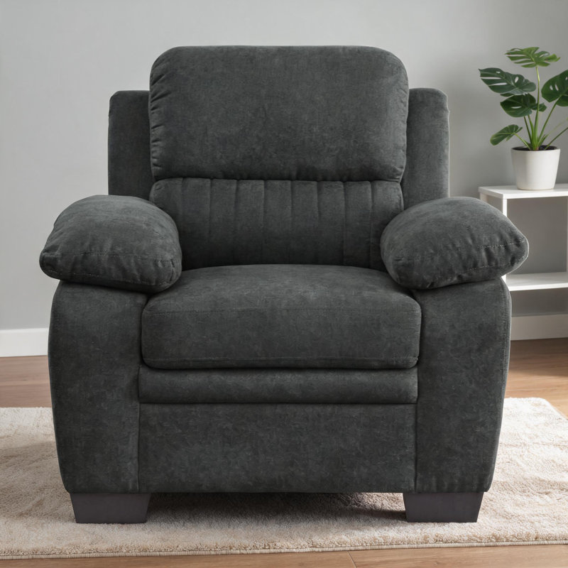 Fauteuil d'appoint capitonné Classic Gray