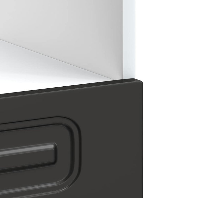 Armoire de cuisson vidaXL, Noir