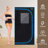 Portable Black Full Size Steam Sauna Tent–Personal Home Spa, With Steam Generator, Remote Control, Foldable Chair, PVC Pipes. Easy To Install,Fast Heating, With FCC & UL Certification.