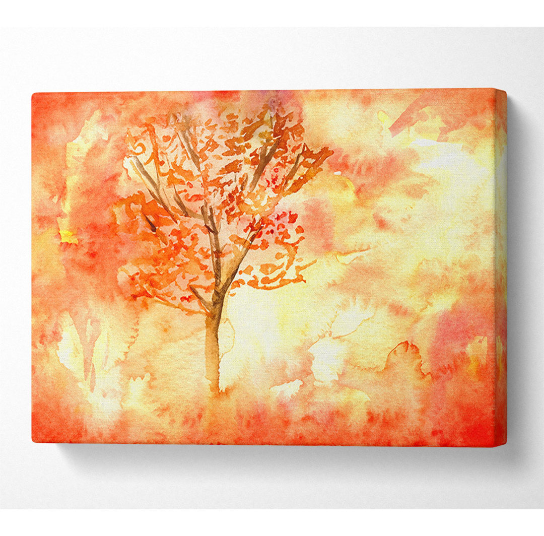 Herbst im Oktober - Kunstdrucke auf Leinwand - Wrapped Canvas