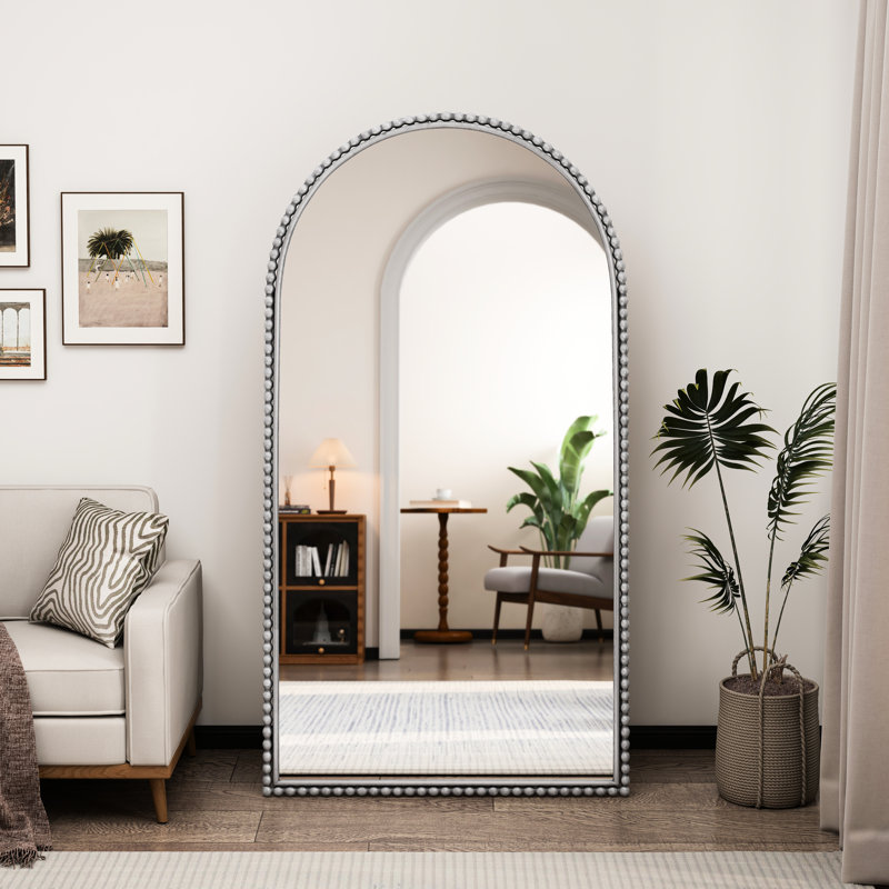 Miroir pleine longueur Gold Arch, Argent