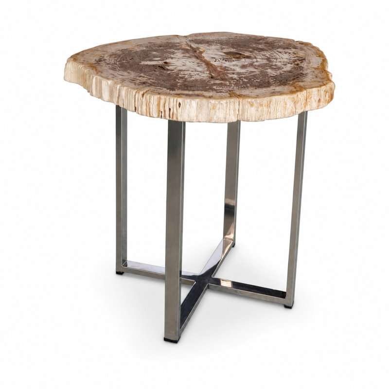 Solid Wood Top End Table