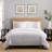 Ensemble de housse de couette en coton standard gris 3 pièces-66479419