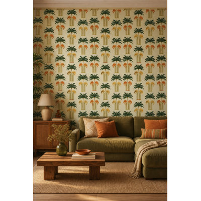Rouleau double mural tropical