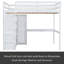 Lit mezzanine double en bois-83169282