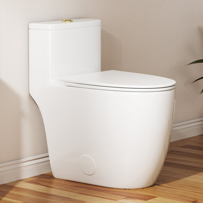 Comfort Chair Height Toilet Powerful Dual Flush Elongated Bathroom Toilet