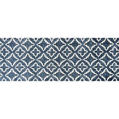 Maltese Navy Blue One-Piece Washable Runner
