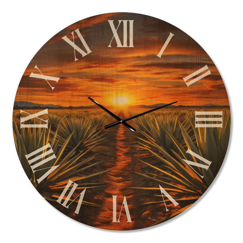 Horloge murale mexicaine Téquila, Surdimensionné