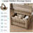 Square Wood Coffee Table with Hidden Large Storage, 90° Flip-Open Top,Farmhouse Coffee Tables for Living Room-119241933