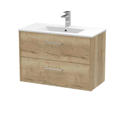 Juno 800mm Single Bathroom Vanity with Integrated Vitreous China Basin