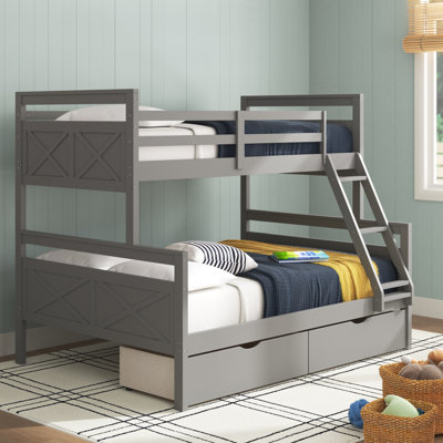 Byron Twin Over Full 2 Drawer Wooden Bunk Bed -  Sand & Stableâ¢ Baby & Kids, 45FD678D06224284A88F8506B43CDBFB