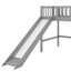 Lit simple mezzanine bas, gris et coulissant pour un lit de chambre à coucher luxueux avec délice amovible-1223049239-1223049224