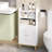 Mini Floor Cabinet with 2 Door and Shelves
