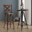 Tabouret de comptoir pivotant 24 po Carmona