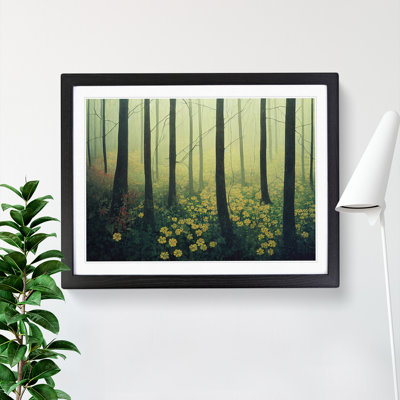 Interesting Spring Forest - Framed Print