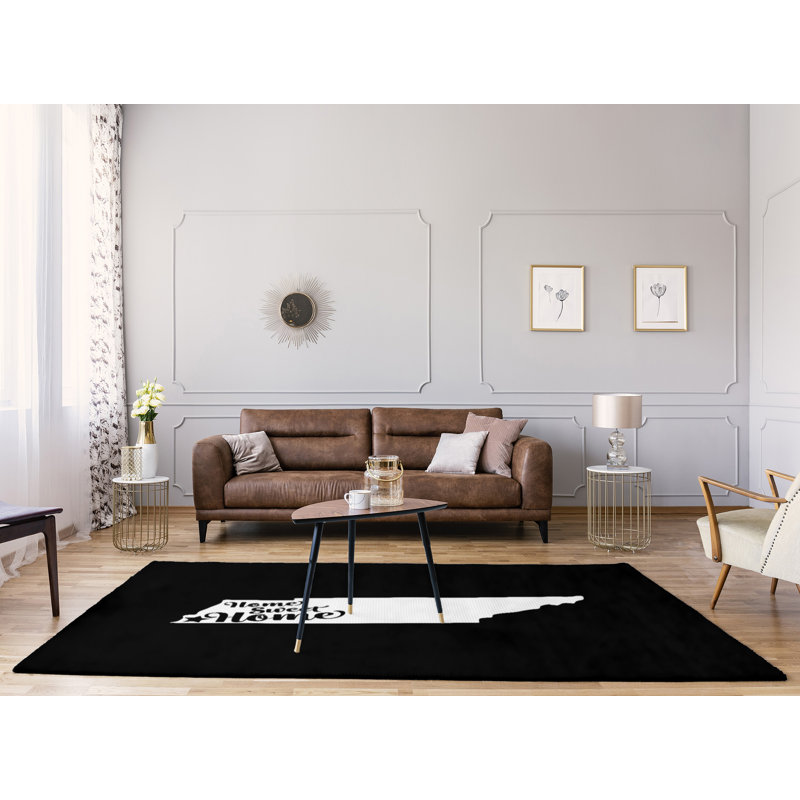 Tapis en poly-chenille memphis à la maison, Rectangle 8 pi x 10 pi