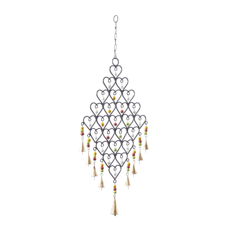 Carillon en métal Kathlyn, H 26 po x l 15,3 po x P 0,3 po