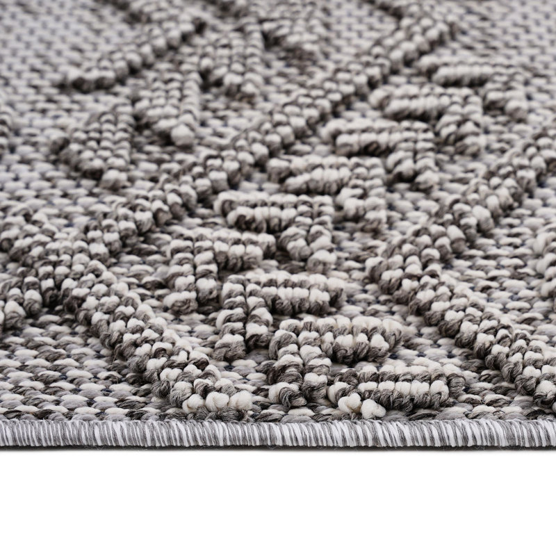 Tapis blanc tissé et 5 x 7 po - non délesté, teint, doux pour un look douillet, salon, salle à manger, chambre à coucher, vestibule, chambre de bébé, dortoir, bureau, cuisine-salle à manger