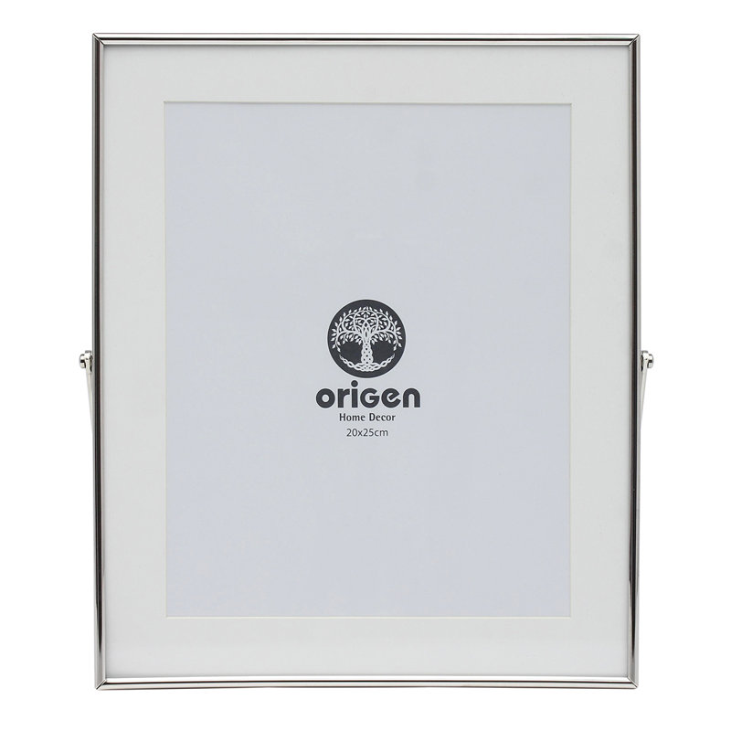 617-Marc-all Silver Metal Picture Frame, 31cm H x 1cm W x 26cm D