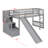 Space-Saving Stairway Loft Bed-128933218