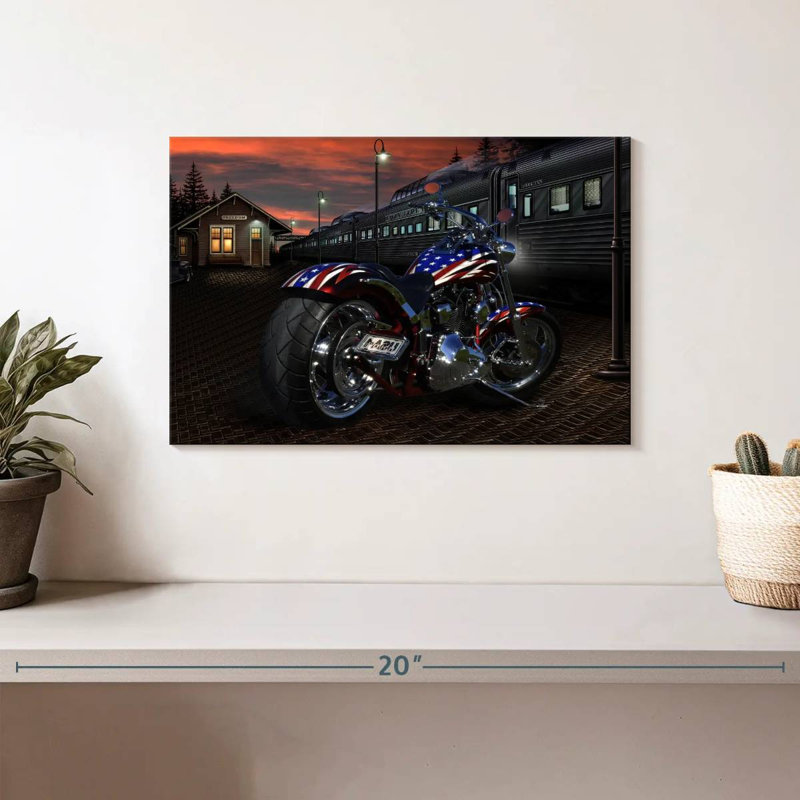 Mehar Custom Built Bike, 8" H x 12" W