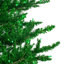 Vickerman 7.5' Tinsel Green Artificial Christmas Tree featuring 1634 PVC tips and 750 Green Dura-lit LED Italian Style lights