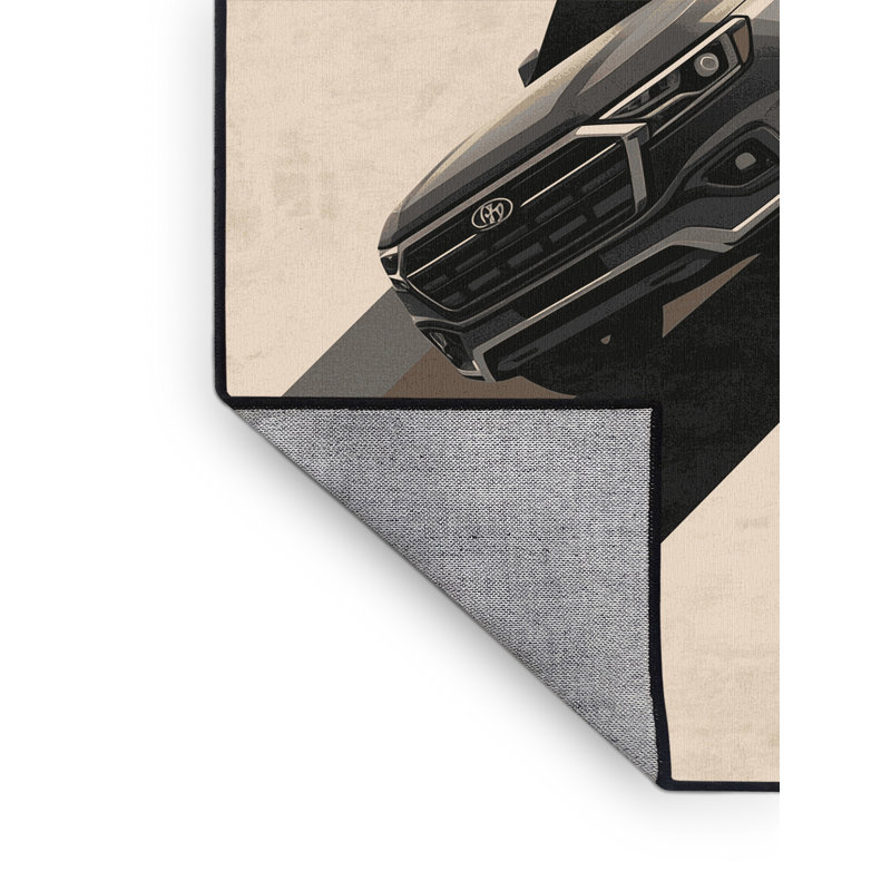 Tapis beige camouflage moderne lavable à la machine Eldred, 2 x 3