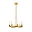 Lustre géométrique à 8 lumières de style bougie Donnell-23119848-23119846