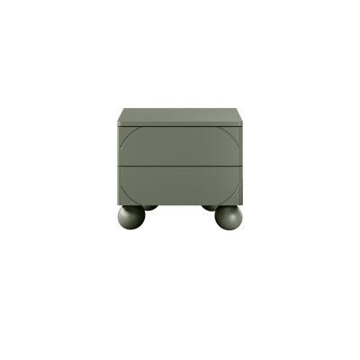 Gahagan 45cm W Manufactured Wood Bedside Table