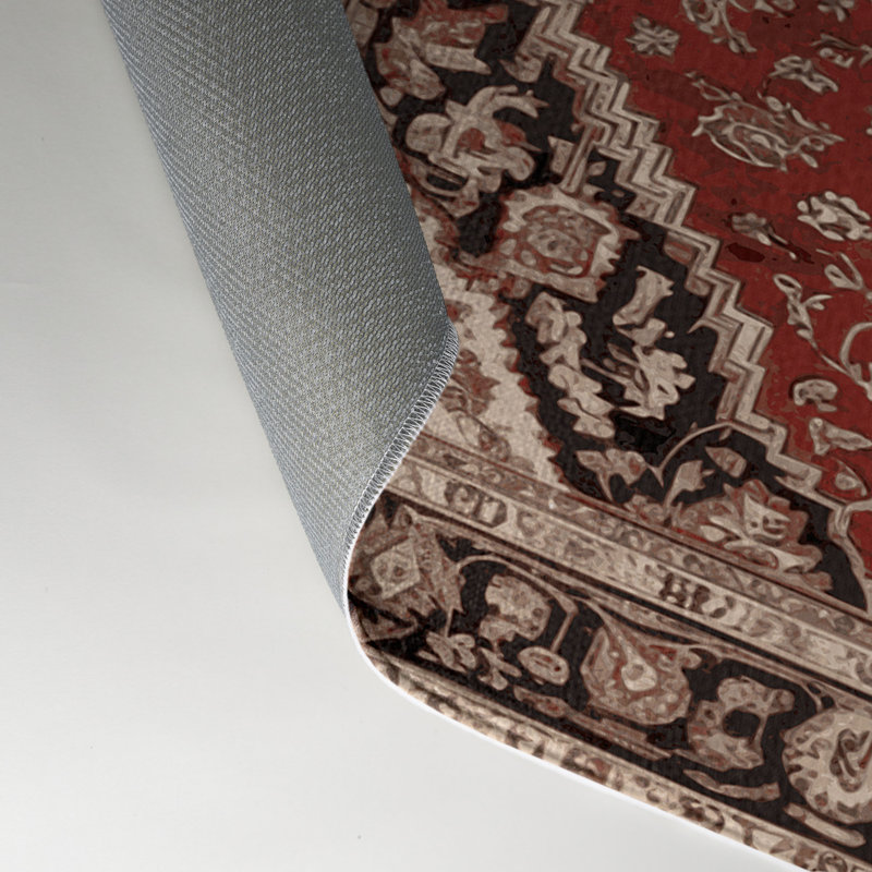 Tapis turc intérieur et extérieur brun, Rectangulaire 3 pi x 5 pi