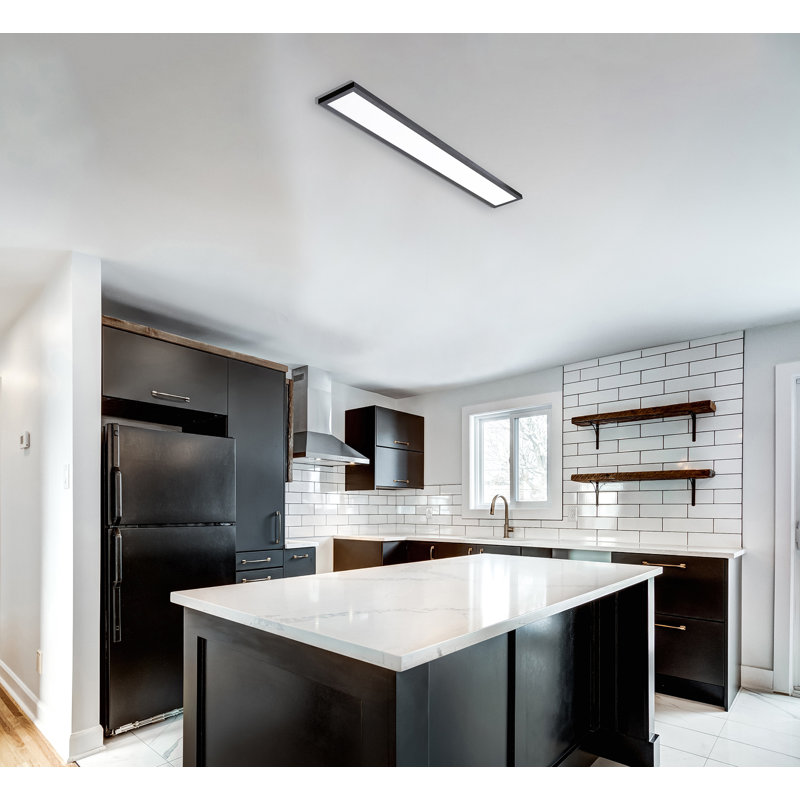 Jovane Acrylic LED Flush Mount, White