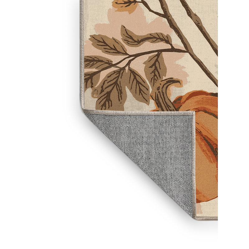 Tapis beige moderne lavable à la machine à motif abstrait moderne et contemporain Collingswood, 2x5
